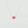 Collier Mi-long ATMA - Nacre /rose -Femini Boutique 02690140 642 TU 01