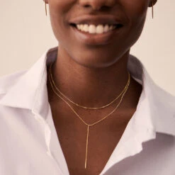 Collier Mi-long RADIEUX - Doré -Femini Boutique 02690146 157 TU M2